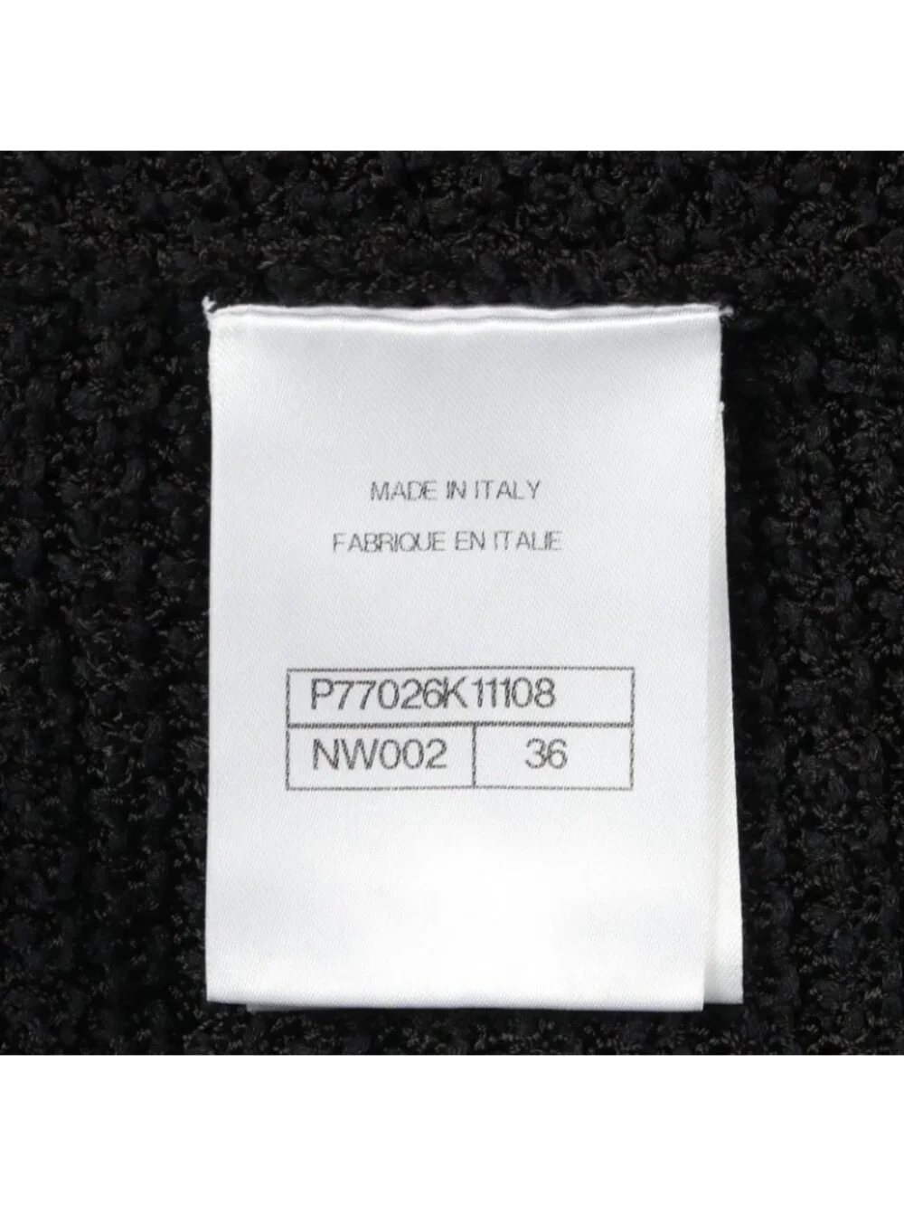 Chanel Pants CC Logo Button Knit Rayon Cotton